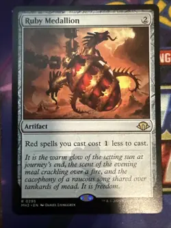 MTG Ruby Medallion Commander Masters Regular #405 - Image 1