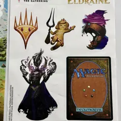 Magic The Gathering Promo Sticker Sheets Lot Wilds of Eldraine + Bloomburrow MTG - Image 3