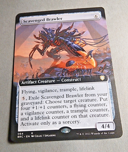MTG, Scavenged Brawler (Extended Art) Commander 071/78, The Brothers' War - Image 4