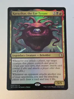 Karazikar, the Eye Tyrant Commander: Adventures in the Forgotten Realms Foil - Image 1