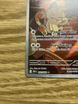 Pokemon TCG Team Rockets Meowth & Giovanni Cosmos Holo Promos NM Condition - Image 5