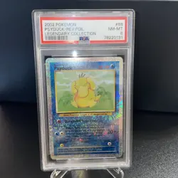 2002 Pokemon Legendary Reverse Holo Psyduck #88 PSA 8 Near Mint/Mint - Image 1