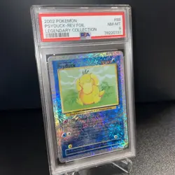 2002 Pokemon Legendary Reverse Holo Psyduck #88 PSA 8 Near Mint/Mint - Image 2