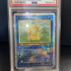 2002 Pokemon Legendary Reverse Holo Psyduck #88 PSA 8 Near Mint/Mint - Image 3