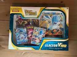 Pokemon TCG Sword & Shield Glaceon VSTAR Special Collection Box Factory Sealed - Image 1