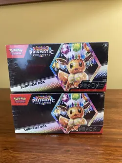 2 x Pokemon TCG Prismatic Evolutions Booster Bundle + 2 x Surprise Box Sealed - Image 2