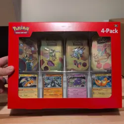 Pokemon TCG: Scarlet & Violet 151 Mini Tins 4 Pack SAMS CLUB SEALED IN HAND NEW - Image 1
