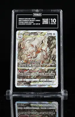Pokemon TCG - Hisuian Zoroark VSTAR GG56/GG70 - Crown Zenith - TAG Gem Mint 10 - Image 1