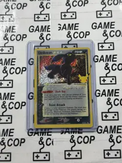 Pokemon Celebrations Umbreon Gold Star Holo 25th Anniversary 17/17 TCG - Image 1