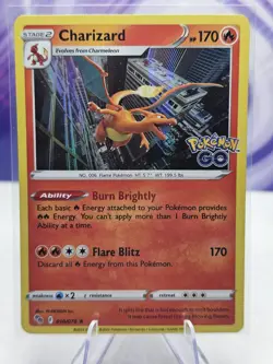 Charizard 010/078 - Pokemon GO Holo (NM) - Image 1