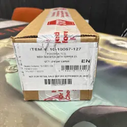 Pokemon TCG Mega Evolution Sealed 6 Box Enhanced Booster Case Factory Sealed - Image 1