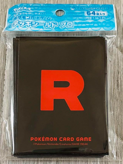 Team Rocket 64 Sleeves Japanese Pokemon Center Exclusive Pro Sealed TCG New Rare - Image 1