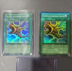 x2 The Flute of Summoning Dragon SDK-042 Kaiba Super Rare NM x2 - Image 2