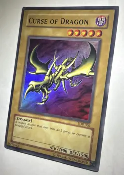 Yugioh Curse of Dragon LOB-066 Legend of Blue Eyes White Dragon 2002 Super Rare - Image 4