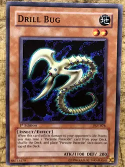 Drill Bug PSV-078 - Pharoah's Servant - 1st Edition - YuGiOh! - Image 1