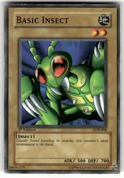 Basic Insect The Legend of Blue Eyes White Dragon Yugioh Lightly played - Image 1