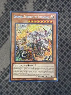 Yugioh - Dogmatika Fleurdelis, the Thunderbolt - Secret Rare - DOOD-EN026 - Image 1