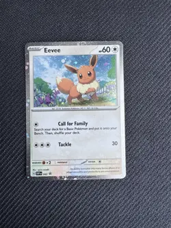 Pokemon TCG Eevee SVP 043 Black Star Promo Holo Card Near Mint (8 lot) - Image 1
