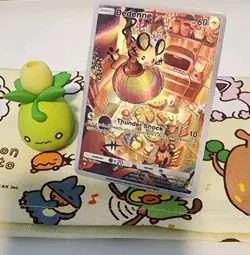 Pokemon TCG Pocket Dedenne Custom HoloFoil Card With Texture ART CARD - Image 2