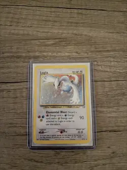 Pokemon TCG Lugia Neo Genesis Holo Rare Card 9/111 Unlimited Edition - Image 1