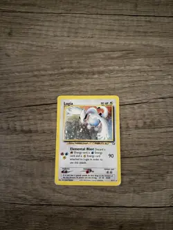 Pokemon TCG Lugia Neo Genesis Holo Rare Card 9/111 Unlimited Edition - Image 2