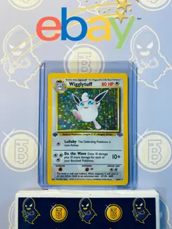 Wigglytuff 16/64 1st Edition LP/NM Mint Jungle Set 1999 Pokemon Card Holo Rare - Image 1