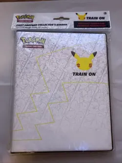 2021 | Pokemon | 25th Anniversary Jumbo Card Binder with Pikachu #58/102 | New - Image 1
