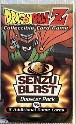 Lot of (2) Dragon Ball Z Senzu Blast Collectible Card Game CCG Booster Packs TD - Image 2