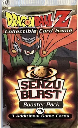 Lot of (2) Dragon Ball Z Senzu Blast Collectible Card Game CCG Booster Packs TD - Image 3