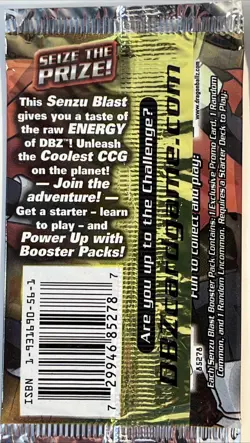 Lot of (2) Dragon Ball Z Senzu Blast Collectible Card Game CCG Booster Packs TD - Image 5