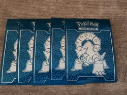 (5) 2016 XY Steam Siege Volcanion ETB Card Sleeves Pokemon Original-100% Charity - Image 1