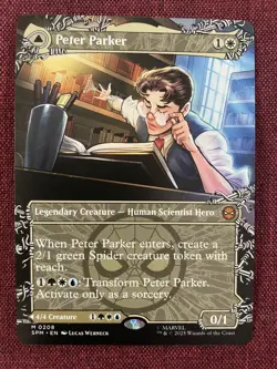 Peter Parker / Amazing Spider-man #208 SHOWCASE NM/M MTG Spiderman Magic Card - Image 1