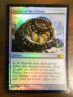 MTG M12 Foil Rare Sundial Of The Infinite (2011) Excellent - NM Con - Image 1