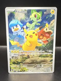 Pokemon Pikachu 027 Sv: Scarlet & Violet Promo Cards Holo - Image 2