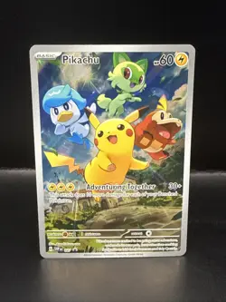 Pokemon Pikachu 027 Sv: Scarlet & Violet Promo Cards Holo - Image 3