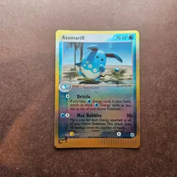 Azumarill 30/100 Pokemon EX Sandstorm Reverse Holo Card - LP - Image 1