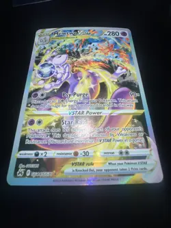 Pokemon TCG Crown Zenith Mewtwo VSTAR Holo Rare Card GG44/GG70 Galarian Gallery - Image 4