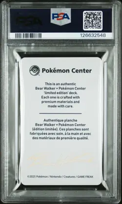 Umbreon Pokemon Center X Bear Walker Collection Card PSA 9 1199/1600 - Image 2