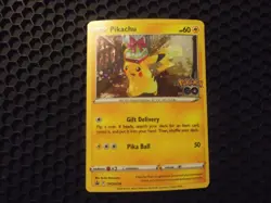 Pikachu SWSH234 Pokemon Go Card Cosmos Holo * Brand New * - Image 1