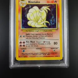 PSA 8 Ninetales 12/102 Base Set 1999 Holo Rare Graded Pokemon Card - Image 3