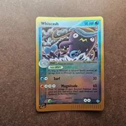 Whiscash 48/97 Pokemon EX Dragon Reverse Holo Card - LP - Image 1