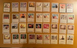Magic The Gathering - Lot of 36 White cards Revised 4th 5th Edition VG MtG WOTC - Image 1