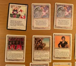 Magic The Gathering - Lot of 36 White cards Revised 4th 5th Edition VG MtG WOTC - Image 2