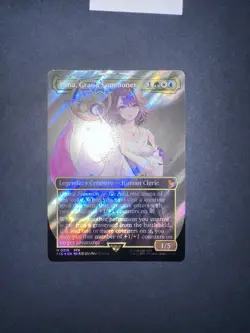 MTG - Yuna, Grand Summoner -Borderless - Surge Foil - Commander: Final Fantasy - Image 1
