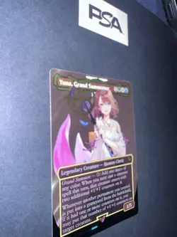 MTG - Yuna, Grand Summoner -Borderless - Surge Foil - Commander: Final Fantasy - Image 2