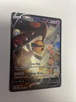 Mawile V TG17/TG30 Silver Tempest Trainer Gallery NM Full Art Pokemon Card LP - Image 2