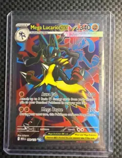 Pokemon - Mega Lucario ex - 160/132 - Mega Evolution - Full Art Card - Image 1