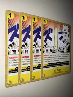 OP05-114 El Thor X4 Playset English One Piece Card Game TCG CCG - Image 2