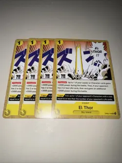 OP05-114 El Thor X4 Playset English One Piece Card Game TCG CCG - Image 4