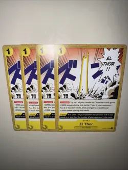 OP05-114 El Thor X4 Playset English One Piece Card Game TCG CCG - Image 5